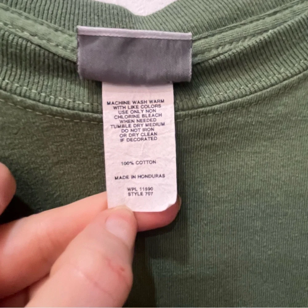 United States Marine Corps training green long sleeve green shirt size Large - Picture 5 of 7